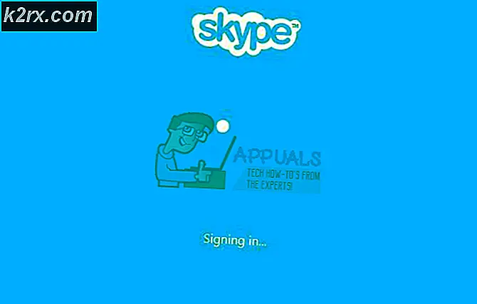 Fix: Skype hat sich bei der Anmeldung festgefahren