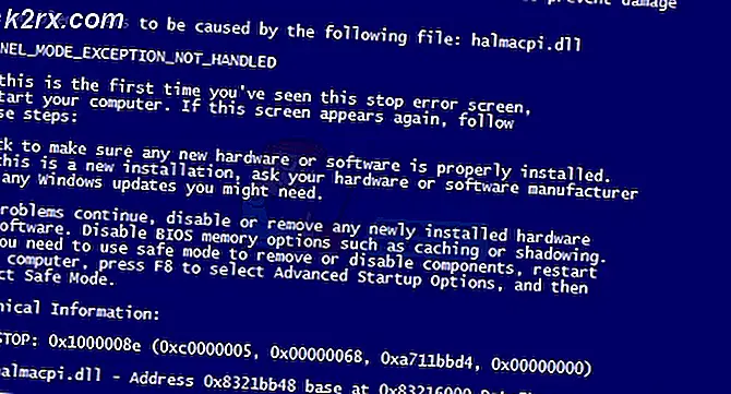 Fix: Windows 7 Blue Screen Kesalahan halmacpi.dll, ntkrnlpa.exe, tcp.sys