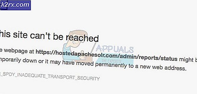 Perbaiki: ERR_SPDY_INADEQUATE_TRANSPORT_SECURITY