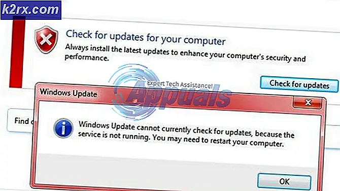 FIX: Windows opdatering kan i øjeblikket ikke kontrollere opdateringer