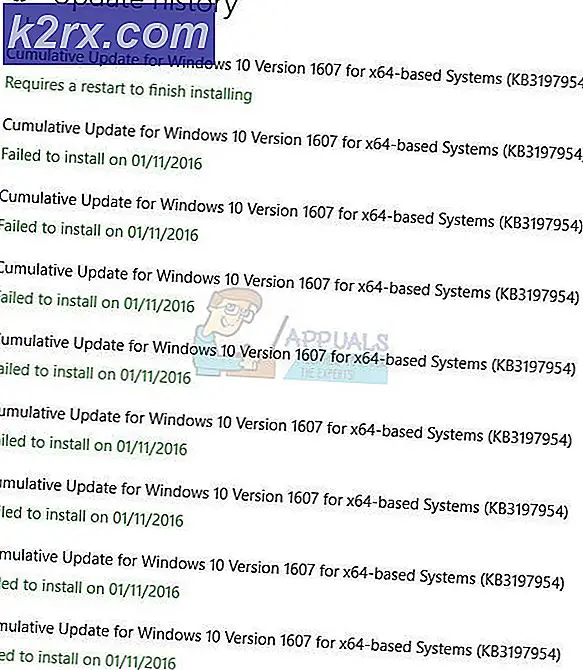 Fix: Kumulatives Update KB3197954 schlägt mit Fehler 0x800F0922 fehl