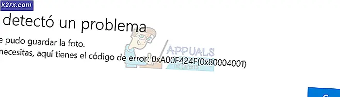 Fix: Webkamera-kamerafejl 0xA00F424F (0x80004001)