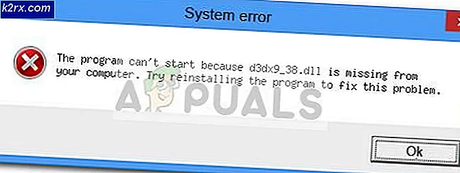 Fix: d3dx9_38.dll mangler eller ikke er designet til at køre på Windows