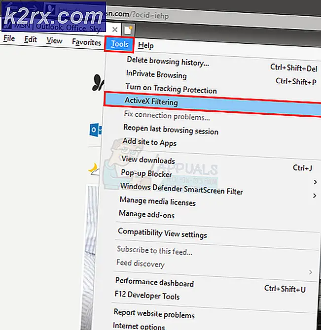 Cara menggunakan ActiveX Filtering di Internet Explorer