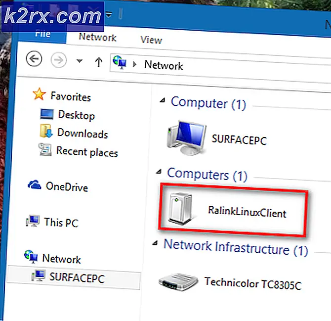 Waarom wordt RalinkLinuxClient weergegeven in het Windows-netwerk?