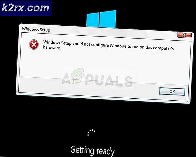 Oplossing: Windows Setup kan Windows niet configureren om op deze computerhardware te worden uitgevoerd